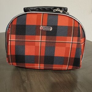 Luxe Red and Black Plaid Womens Bag